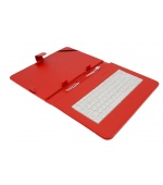 AIREN AiTab Leather Case 4 with USB Keyboard 10" RED (CZ/SK/DE/UK/US.. layout)