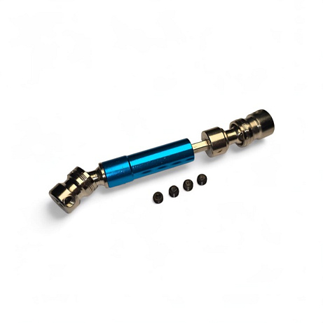 Kovová zadní hnací hřídel / kardan pro model Across- modrá