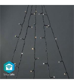 Nedis WIFILXT12W200 SmartLife světelný řetěz | Strom | Wi-Fi | Teplé až chladné bílé | 200 LED's | 5 x 4 m | Android/IOS