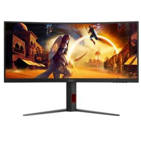 AOC LCD herní CU34G4 34" zakřivený VA/3440x1440@180Hz/0,5ms/300cd/2xHDMI/DP/Pivot/HAS/VESA