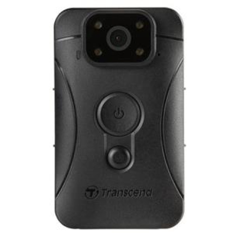 Transcend DrivePro Body 10C osobní kamera, Full HD 1080p, infra LED, 64GB karta, microSD slot, USB C, IPX4, černá