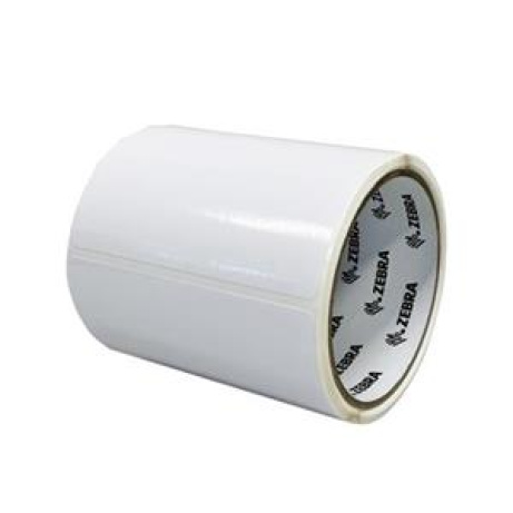 Zebra Label, PVC, 101.6x76.2mm; Thermal Transfer, 8000T 7 YEAR VINYL, Permanent Adhesive, 76.2mm Core, Sample