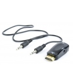 Adaptér C-TECH HDMI na VGA + Audio, M/F