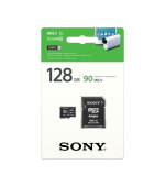 SONY microSD karta 128GB, class10, 90MB/s, adapter