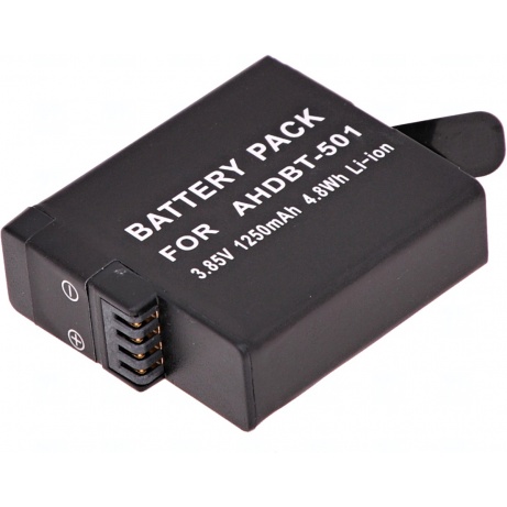 Baterie T6 Power pro GoPro Hero5, Hero6 Black, AHDBT-501, AABAT-001, 601-10197-000, 1250mAh, 4,8Wh