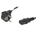 LANBERG CEE 7/7 na IEC 320 C13 POWER CORD 1.8M černý