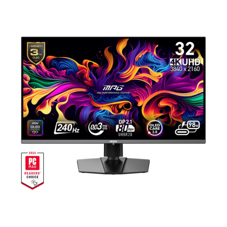 MSI MPG/322URX/31,5"/QD-OLED/4K UHD/240Hz/0,03ms/Černá/3R