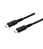 Kabel C-TECH USB 4.0, Type-C (CM/CM), PD 100W, 40Gbps, 1m, černý