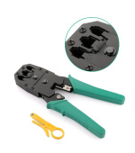 W-star Krimpovací kleště RJ45 UNI - přímé RJ11/12/45, narážeč (stripovač), WS315E