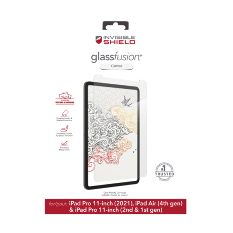 ZAGG Invisible Shield Fusion + Canvas hybrid. sklo iPad Air 4/11 Pro