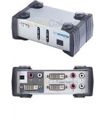 ATEN DVI přepínač 2 PC - 1 DVI monitor+2xcinch+DO