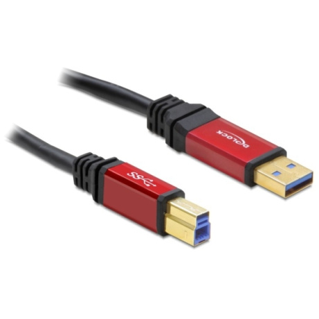 Delock kabel USB 3.0 typ A samec > USB 3.0 typ B samec 3 m Premium