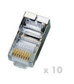 DATACOM Plug STP CAT5E 8p8c- RJ45 drát (10ks)