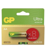 GP AA Ultra alkalická (LR6) - 8 ks