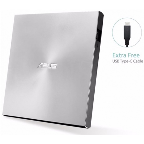 ASUS SDRW-08U9M-U stříbrná ultraslim DRW USB-C/A