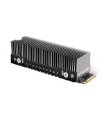 AXAGON CLR-M2XT, hliníkový pasivní chladič pro jedno i oboustranný M.2 SSD disk, výška 24 mm