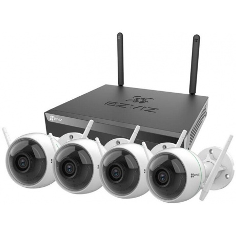EZVIZ Wireless Security Kit - NVR inkl. 1TB HDD + 4xC3N-Kamera