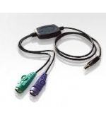 ATEN USB konvertor na 2xPS/2, kl.+myš, kabelový