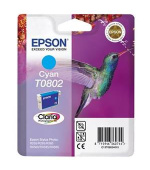 EPSON cartridge T0802 cyan (kolibřík)