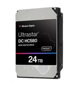 Ultrastar HDD 24TB (WUH722424ALE6L4) DC HC580 3.5in 26.1MM 512MB 7200RPM SATA 512E SE