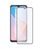 Screenshield VIVO Y21S (full COVER black) Tempered Glass Protection