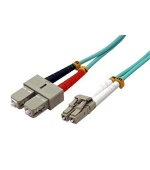 Optický patch cord Duplex LC-SC 50/125 2m MM OM4