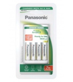 Panasonic BQ-CC17 + 4x AA 1900mAh
