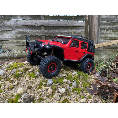 DF-4S PRO Crawler červený 313mm 1:10, naviják, LED