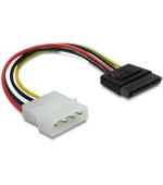 Delock Redukce napájení MOLEX 4-pin na SATA 15-pin přímý, 6 cm