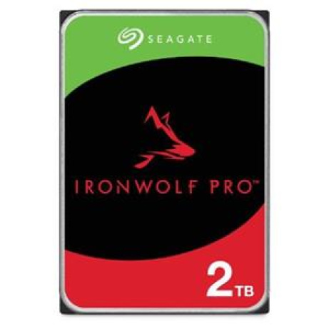 Seagate IronWolf PRO, NAS HDD, 2TB, 3.5", SATAIII, 256MB cache, 7.200RPM