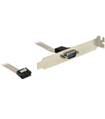 Delock Záslepka do slotu 1x Sériový port 1:1, DB9 (27 cm)