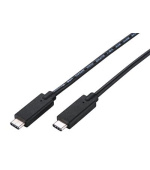 Kabel C-TECH USB 3.2, Type-C (CM/CM), PD 100W, 20Gbps, 2m, černý