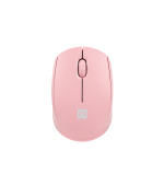 Myš Natec STORK/Kancelářská/Optická/1 600 DPI/Bezdrátová USB/Růžová