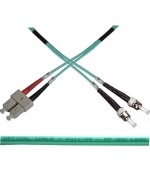 Optický patch kabel duplex SC-ST 50/125 MM 3m OM3