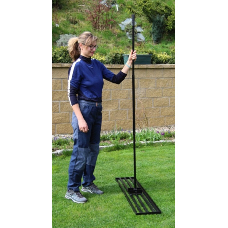 Nivelační a zapravovací brána 115cm - černá