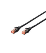 Digitus CAT 6 S-FTP patch cable, Cu, LSZH AWG 27/7, length 7 m, color black