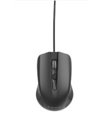 GEMBIRD MUS-4B-01 optická myš, 1200 DPI, USB, černá, délka kabelu 1,35 m