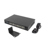 LANBERG SWITCH  24X 1GB POE+/2X GB 2X SFP RACK 19" GIGABITOVÝ ETHERNET 360W