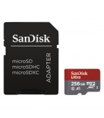 SanDisk Ultra microSDXC 256GB 100MB/s + adaptér