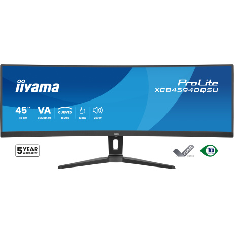 iiyama ProLite/XCB4594DQSU-B1/44,5"/VA/DQHD/75Hz/2ms/Černá/3R