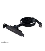 AKASA - USB 3.1 gen 2 Typ C PCI záslepka low profile