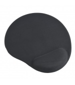 GEMBIRD podložka pod myš s podporou pro zápěstí, černá