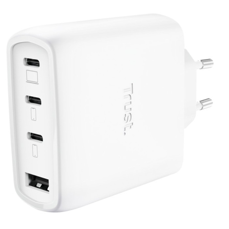 TRUST MAXO 65W 4P GAN CHARGER WHT