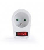 GEMBIRD EnerGenie zásuvka s vypínačem, bílá