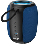 Genius SP-915BT Reproduktor, bezdrátový, Bluetooth, 5W, LED podsv.,USB-C,výdrž až 6 hod.,mikrofon, podpora Copilot,modro-černá