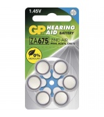 Baterie do naslouchadel GP ZA675 - 6ks