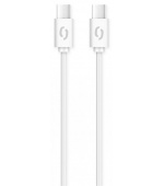 ALIGATOR Datový kabel POWER 3A, USB-C/USB-C, bílý