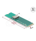 Delock Konvertor z M.2 Key M na 1 x OCuLink SFF-8612