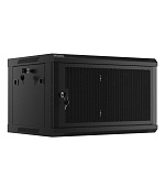 LANBERG 19" RACKOVÁ SKŘÍŇ PRO MONTÁŽ NA STĚNU 6U/600X450 S PERFOROVANÝMI DVEŘMI ČERNÁ-PLOCHÉ BALENÍ