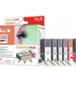 PEACH kompatibilní cartridge Canon PGI-525/CLI-526 MultiPack Plus, 3xBlack,Cyan,Magenta,Yellow, 2x19ml, 4x10ml